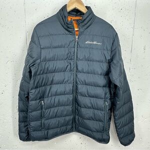 Eddie Bauer Men’s size Medium Cirruslite 650 Fill Down Jacket Charcoal Gray